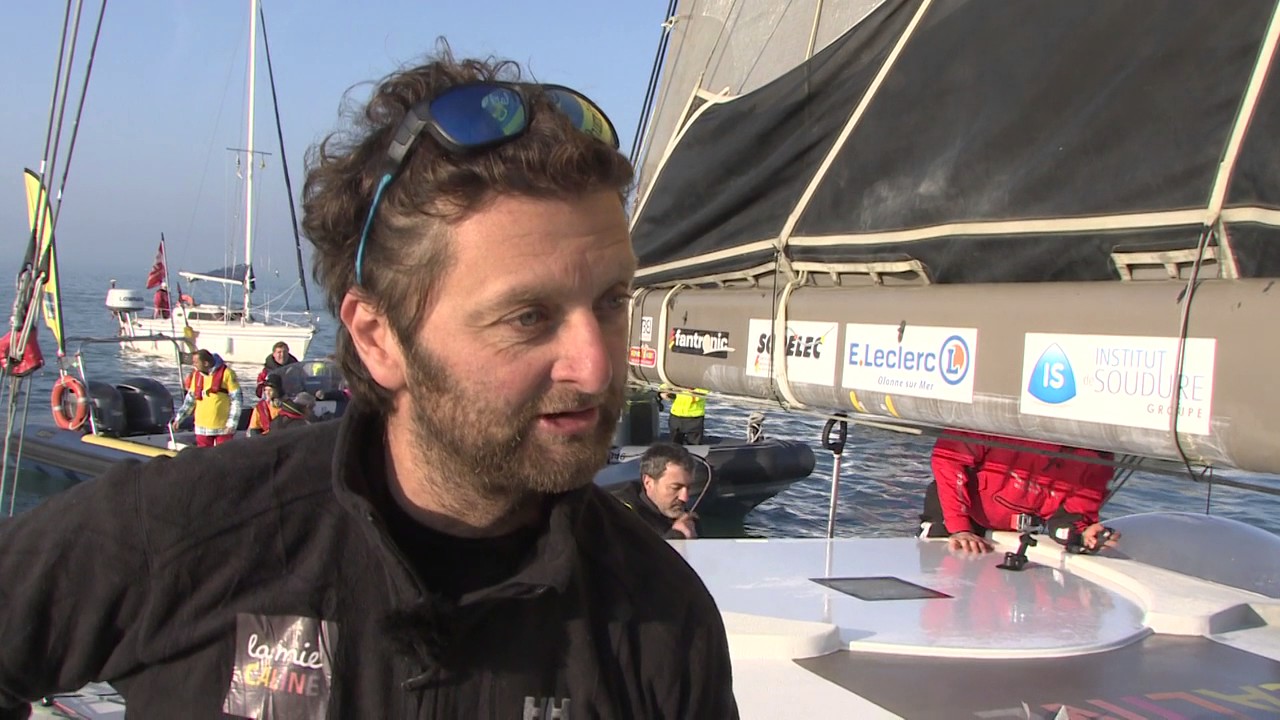 D102 : Arnaud Boissières' arrival / Vendée Globe