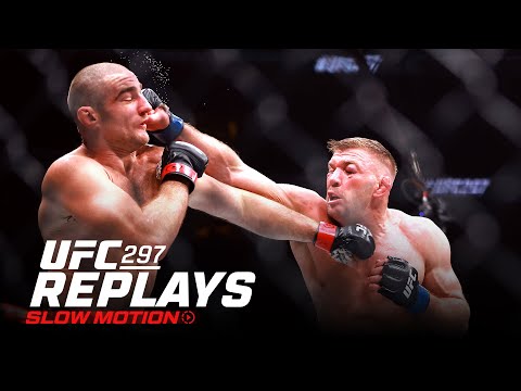 UFC 297 Highlights in Slow Motion!