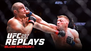 UFC 297 Highlights in Slow Motion!