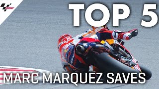 Marc Márquez' Top 5 Saves in 2019