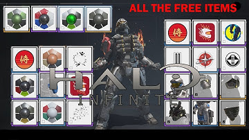 47 Free items Halo Infinite