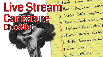 Live Stream - Caricature Checklist review