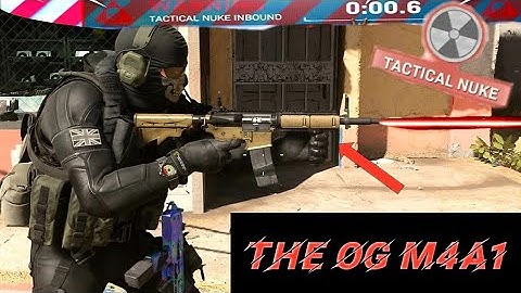 The new MW2 M4a1 In Modern Warfare tactical nuke ☢