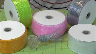 Mesh Ribbons from Paper Mart