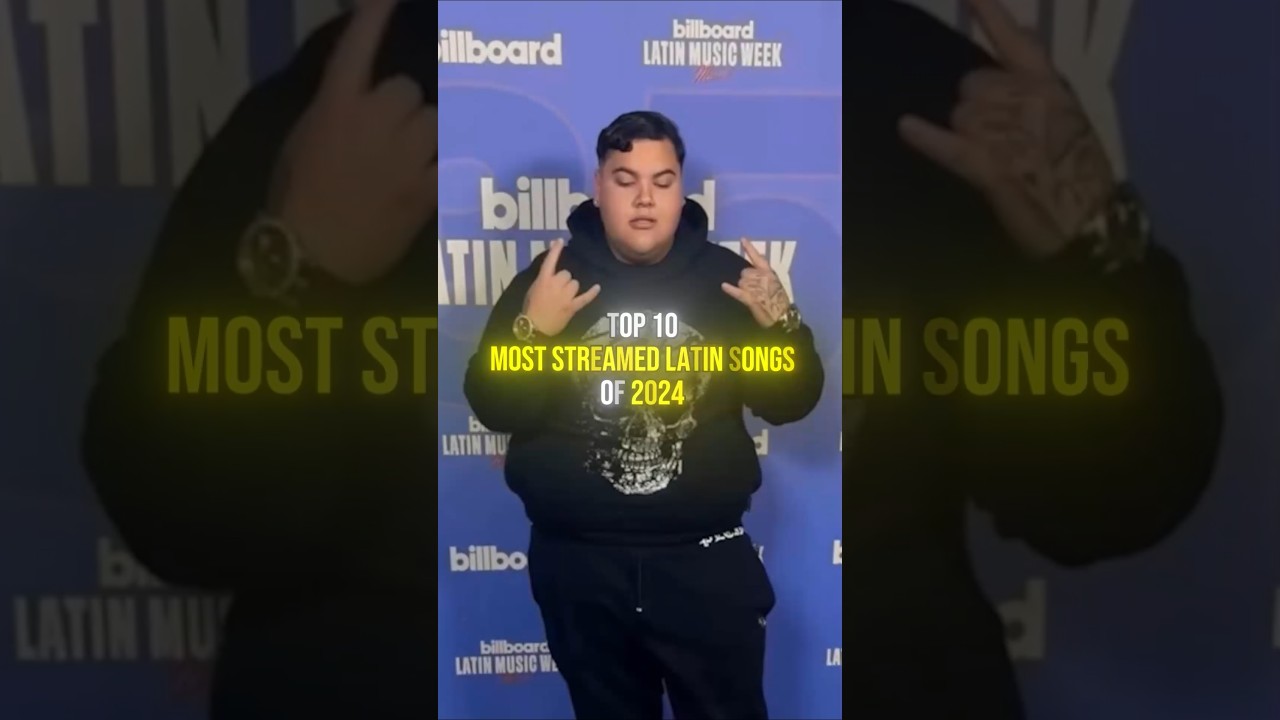 Top 10 MOST STREAMED Latin Songs of 2024 📈🎶 