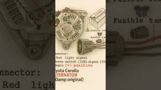 Toyota Corolla Alternator Wiring Diagram: 80-Amp Original Model Explained!  #autoelectrical