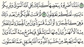 سورة البقره من 61 الى 76 القارئ اسلام صبحي