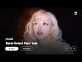 ROSÉ Too Bad For Us Instrumental 
