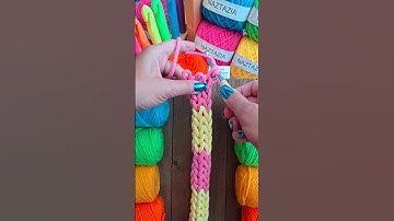 Crochet I-Cord Tube #shorts