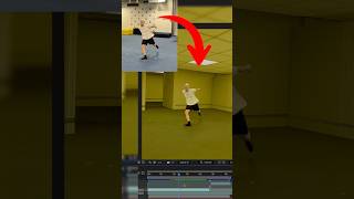 How to put yourself in the BACKROOMS! 🤯 #tutorial #vfx #backrooms #cool #animation #shorts #viral