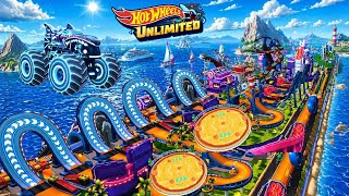 Hot Wheels Unlimited | Diese neue Strecke ist total verrückt, lasst uns ein Rennen fahren! screenshot 4
