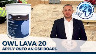 OWL Lava 20 - Applied onto New Build OSB flat roof screenshot 5