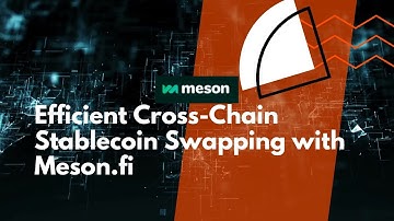 Efficient Cross Chain Stablecoin Swapping with Meson.fi