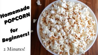 How To Make Popcorn At Home With Pot For Beginners.