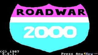 Roadwar 2000 gameplay (PC Game, 1986)