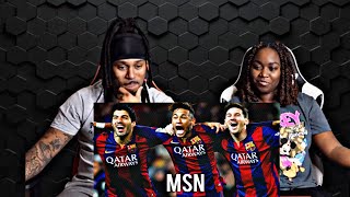 Messi -Suarez -Neymar |MSN Skills & Goals (REACTION!!🔥)