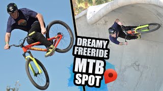 Dreamy Freeride Mtb Spot - This Skatepark Is Incredible