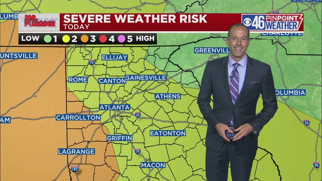 Strong to severe storms today - YouTube