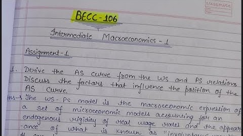 BECC 106 ENGLISH MEDIUM HANDWRITTEN ASSIGNMENT 2022-23 FOR PDF WHATSAPP ON 9354372788