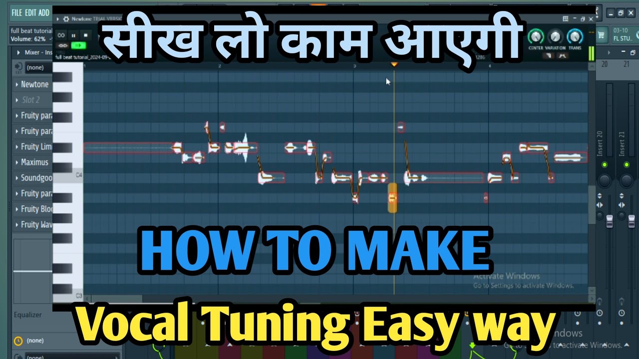 How To Make Vocal Tuning pitch correction fl studio #flstudiohubtips # ...