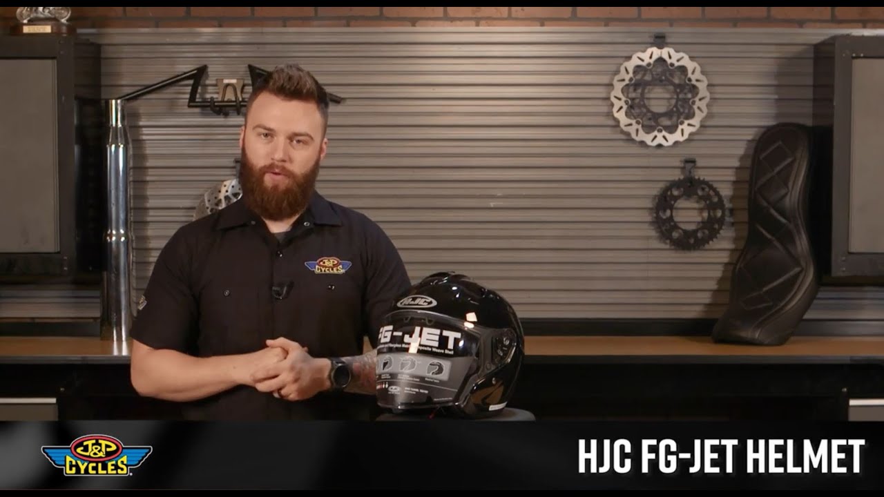 Hjc Fg Jet Motorcycle Helmet Youtube