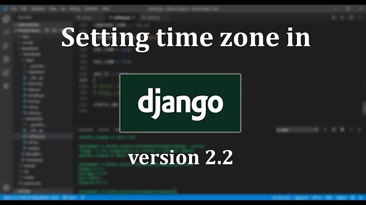 setting india timezone in django . Django timezone setting