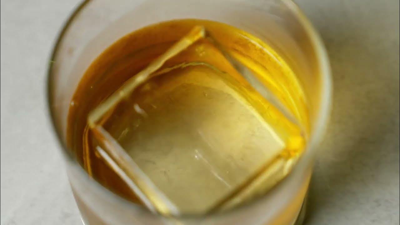 Crystal Clear Ice made with the Clear Ice Maker by The Space YouTube