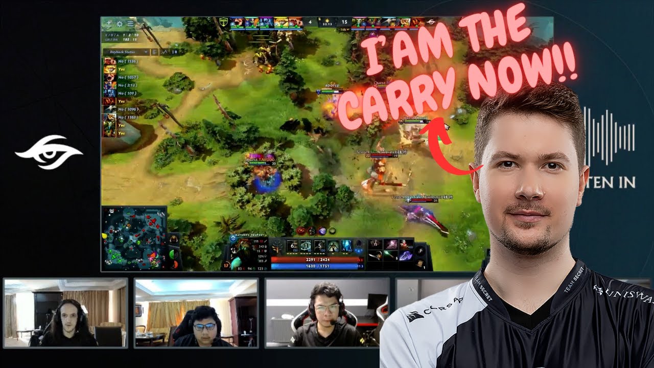 Mic Check Team Secret vs Quest Esports - Game 2 The International 2023 - Western Europe Qualifier