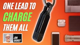 Essential EDC keyring charging cable - the InCharge X