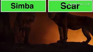 The Lion King 2019 Final Battle With Healthbars