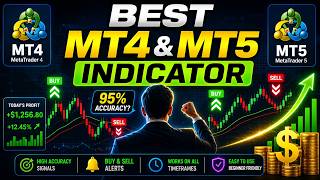 Custom MT4 & MT5 Indicator for OTC || Binary & Forex Trading | Multi-Timeframe Signals#trading