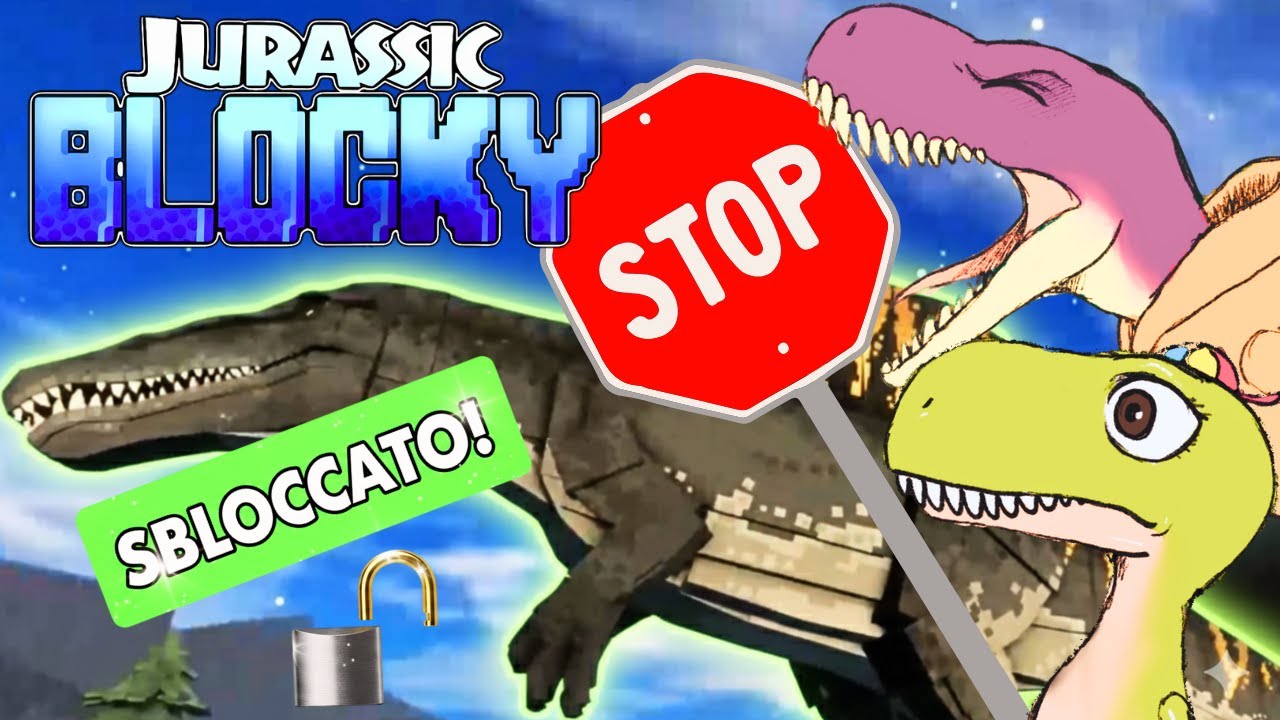 Diventano lo SPINOSAURO e si ARRENDONO? 🧱🦖 JURASSIC BLOCKY [Parte 2]
