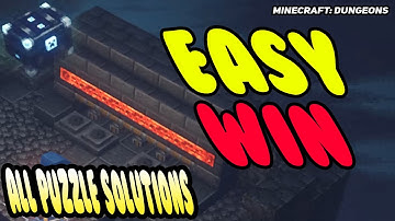 Easy Win | Soggy Cave Puzzle Solutions Minecraft Dungeons (All Puzzle) | How Puzzles Work