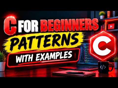 C programming for beginners Day 9 | Patterns in C | Nested loops