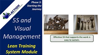 5S and Visual Management - Video #7 of 36. Lean Training System Module (Phase 3) screenshot 5