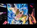 Drawing GOGETA Blue | Dragon Ball Super Broly
