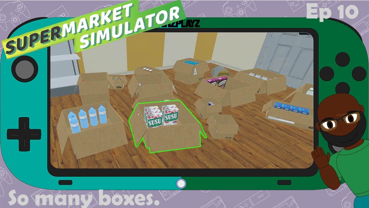 (So many Boxes) Supermarket simulator ep 10 - YouTube