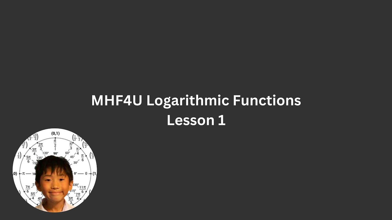 MHF4U Advanced Functions: Logarithmic Functions 1 | Graphing ...