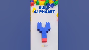 Satisfying ASMR Building Blocks Alphabet Y | DIY Lego #blocks #shorts #buildingblock