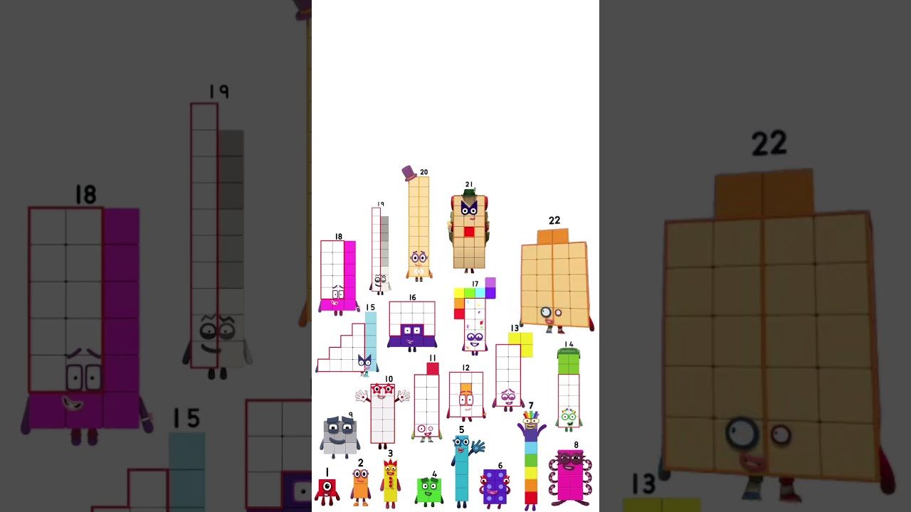 Numberblocks Counting Song 1 To 30 For Kids Old MacDonald Had A Farm Shorts Short