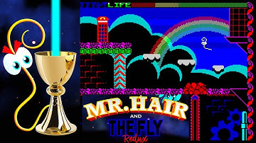 Mr Hair And The Fly Redux on PC - New 2021 Bitmap Soft version of their 2020 ZX Spectrum game