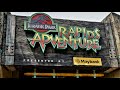 Universal Studios Singapore | Jurassic Park | Rapids Adventure | 4K | Go Pro HERO 8 Black