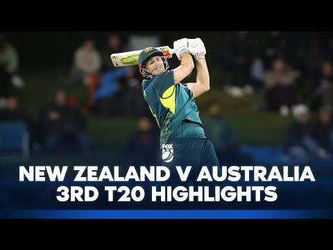 Mitch Marsh SAVES Aussie collapse 🔥 New Zealand vs Australia - 3rd T20I Highlights | Fox Cricket