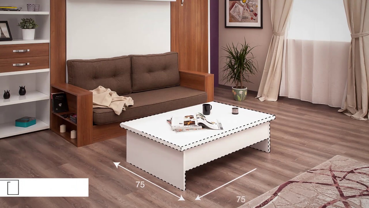 Up & Down Table - Space Saving Up & Down Table 113cmx75cmx30cm/70cm ...