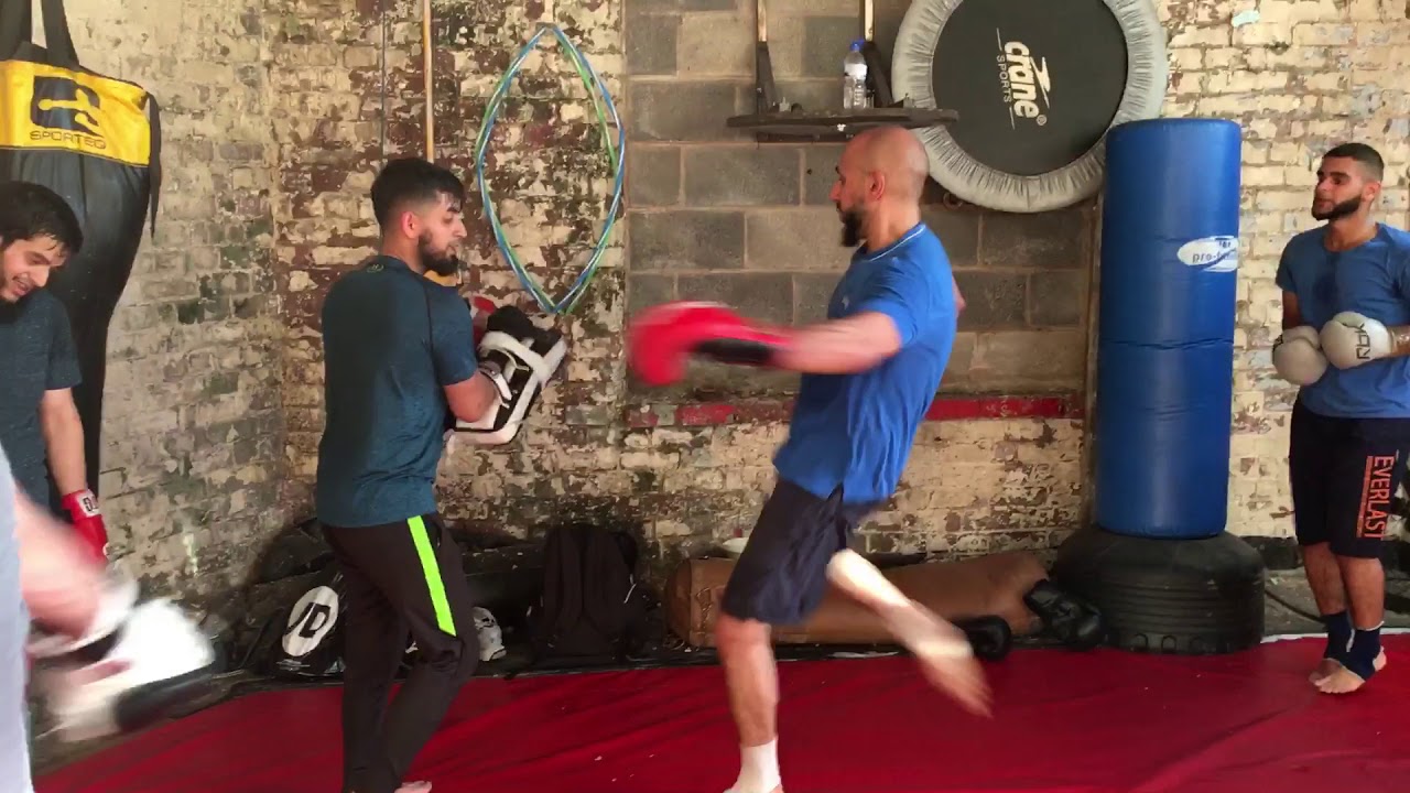 Saf jay and the boys training warrior Thai boxing Blackburn - fitness