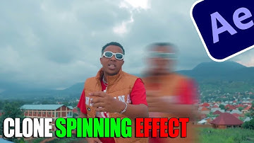 How to Make SPINNING CLONE MUSIC VIDEO EFFECT In AFTER EFFECTS TUTORIAL