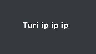 turi ip ip ip (fekafiŝo)