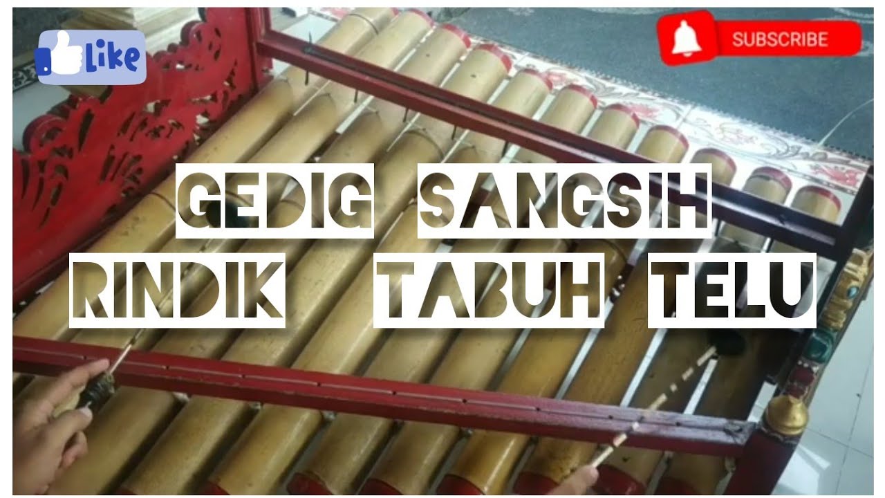 Gedig Sangsih Rindik Tabuh Telu