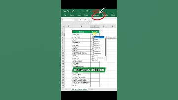 How to find Correct MS Excel Errors | Errors in MS Excel ✌🏻💯 #shorts #exceltips  #exceltech