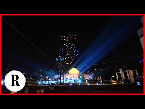 Torino, 302 droni luminosi in volo per festeggiare il Santo Patrono